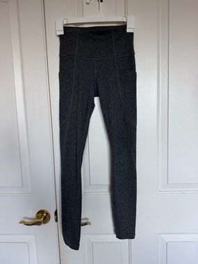 Athleta XXS Heather Charcoal Performance Leggings